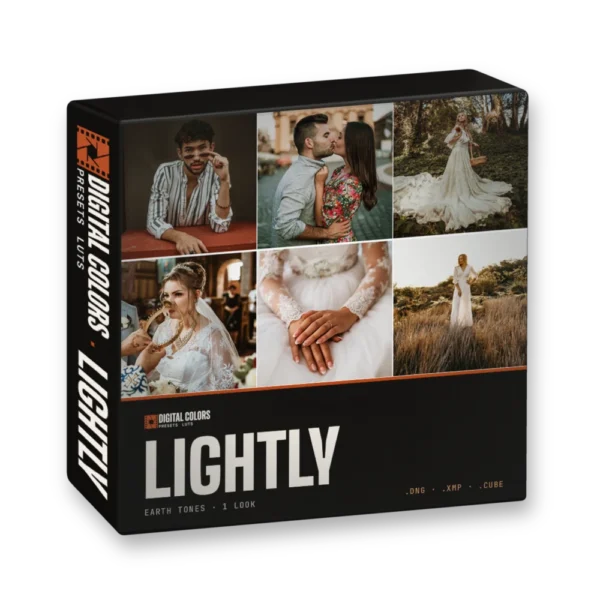 Lightly Lightroom presets and LUTs by Digital Colors (box)