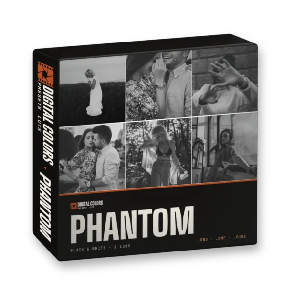 Phantom Lightroom presets and LUTs by Digital Colors (box)