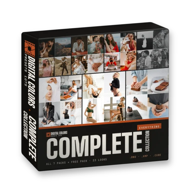 Photographers & Influencers Pack Lightroom presets and LUTs by Digital Colors (box)